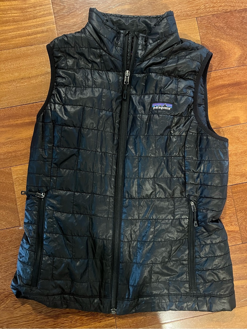 Patagonia Black Nano Primaloft Quilted Lightweight Vest